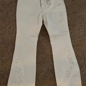 EXPRESS Cropped Flare Jeans